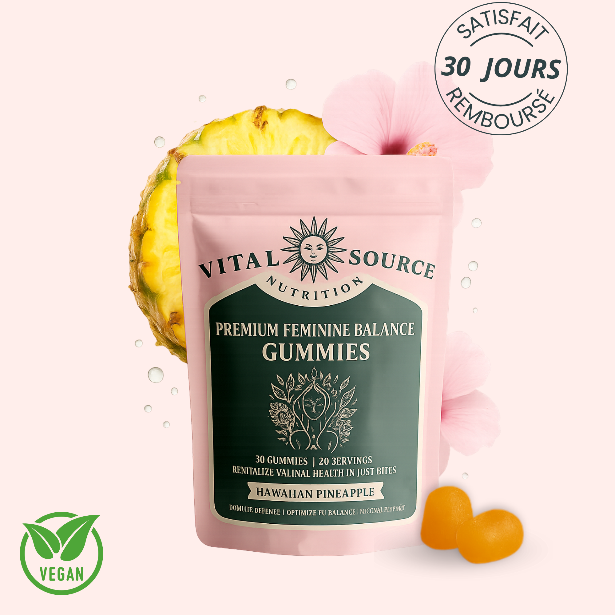 Nüa+ ⎜ Gummies Intimes + Coffret Extra Offert