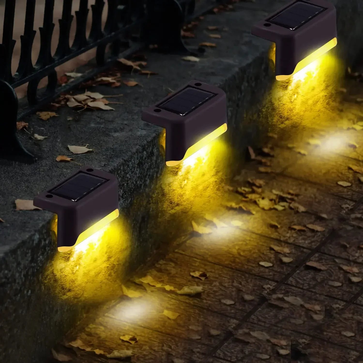 StickEase™ Solar Fence Lights