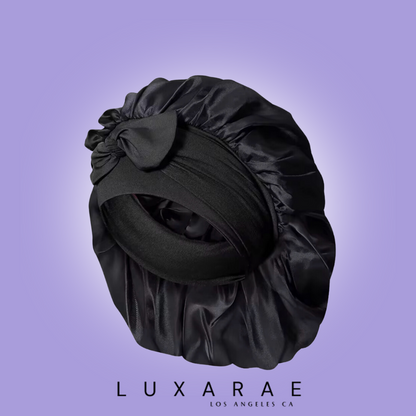 Bonnet de nuit en soie 